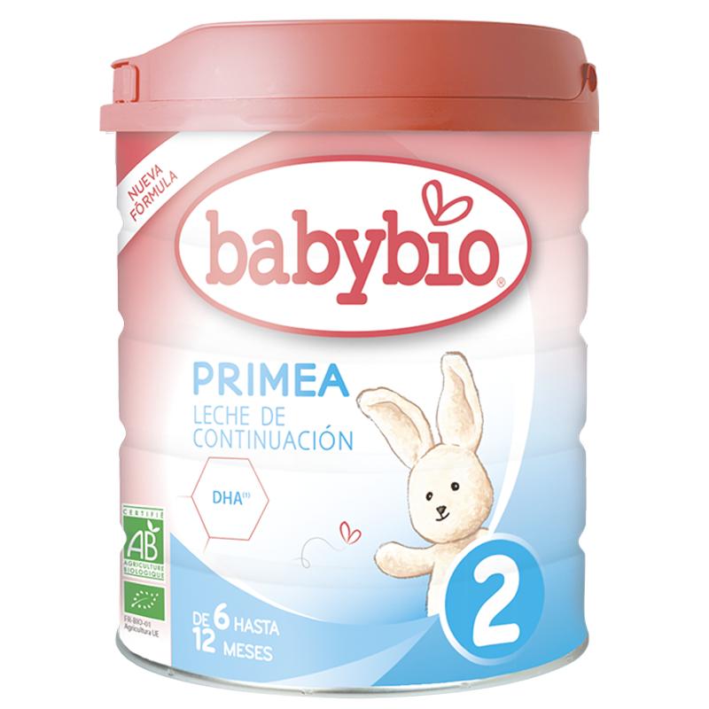 Mleko następcze Primea 2 (6 do 12 miesięcy) ekologiczne Babybio 800 g