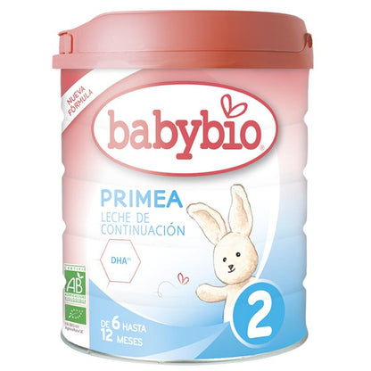 Mleko następcze Primea 2 (6 do 12 miesięcy) ekologiczne Babybio 800 g