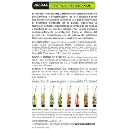 Flairosol Batlle Geranium Revitaliser 300 ml - Foliar fertiliser
