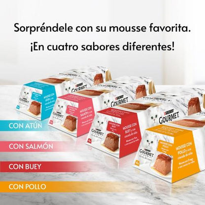 Pack 6 x GOURMET REVELATIONS Mousse au saumon (4 x 57 g)