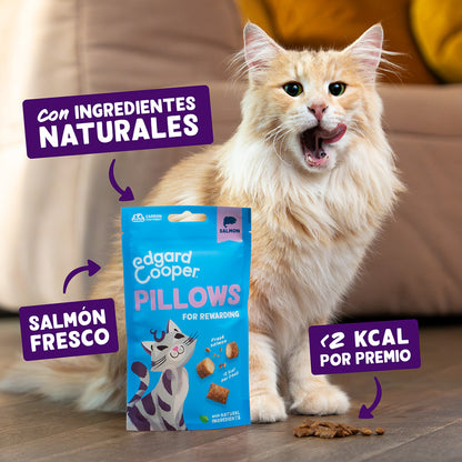 Zalmhapjes Natuurlijke snacks voor katten Edgard Cooper 60 g