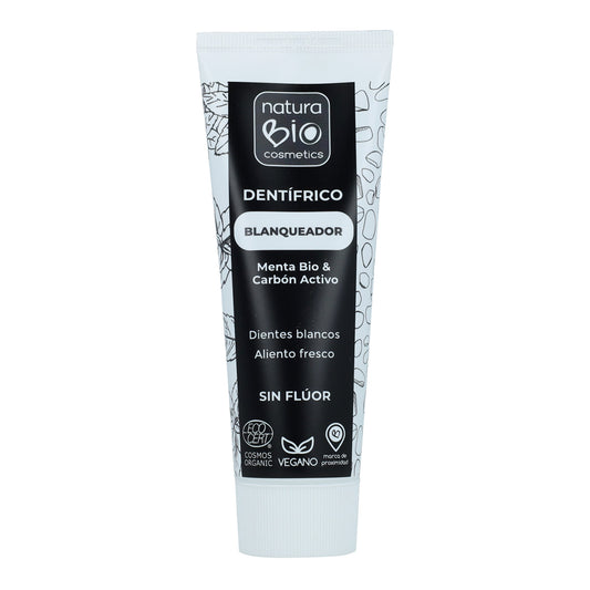 Bio NaturaBio Activated Charcoal and Mint Whitening Toothpaste 75 ml