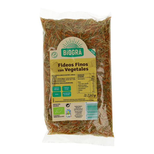 Biográ Fine Noodles with Vegetables 250 g
