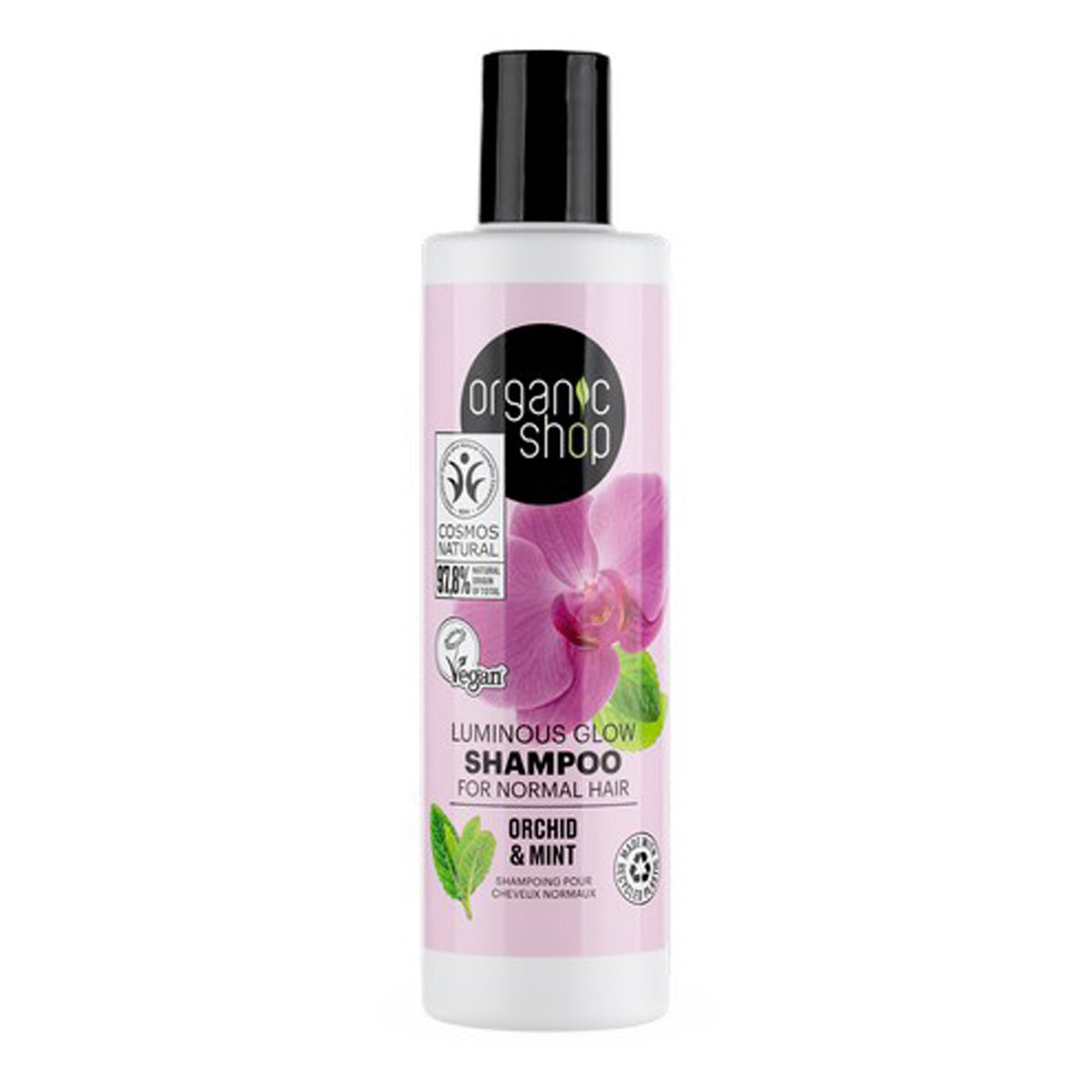 Orchidee- en munt shampoo voor normaal haar, Organic shop, 250 ml