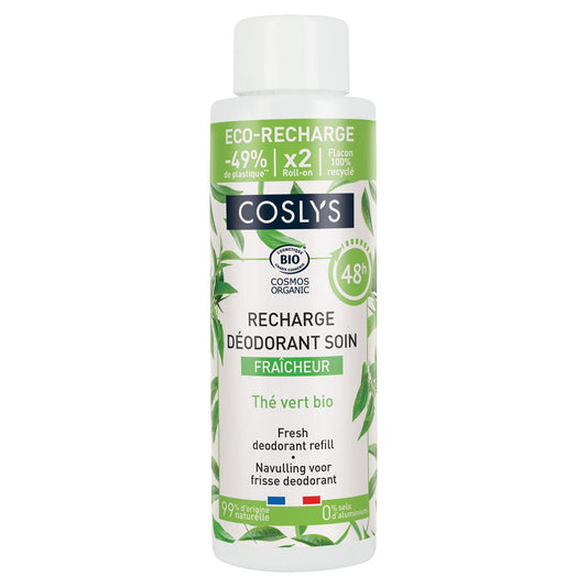 Ricarica deodorante freschezza tè verde e aloe vera Coslys 100 ml