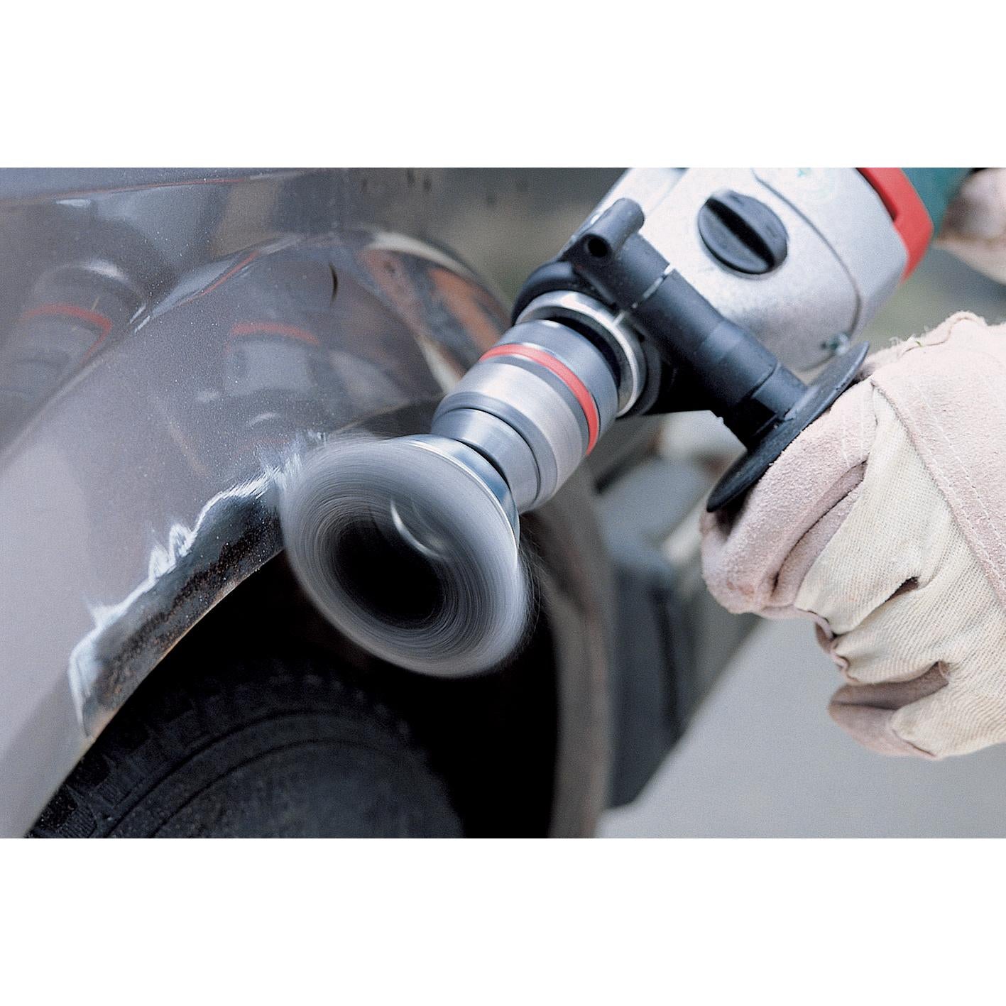 Metallbürste für Bohrmaschine mit Sechskantschaft 1/4" (6,35 mm) Ø 75 mm