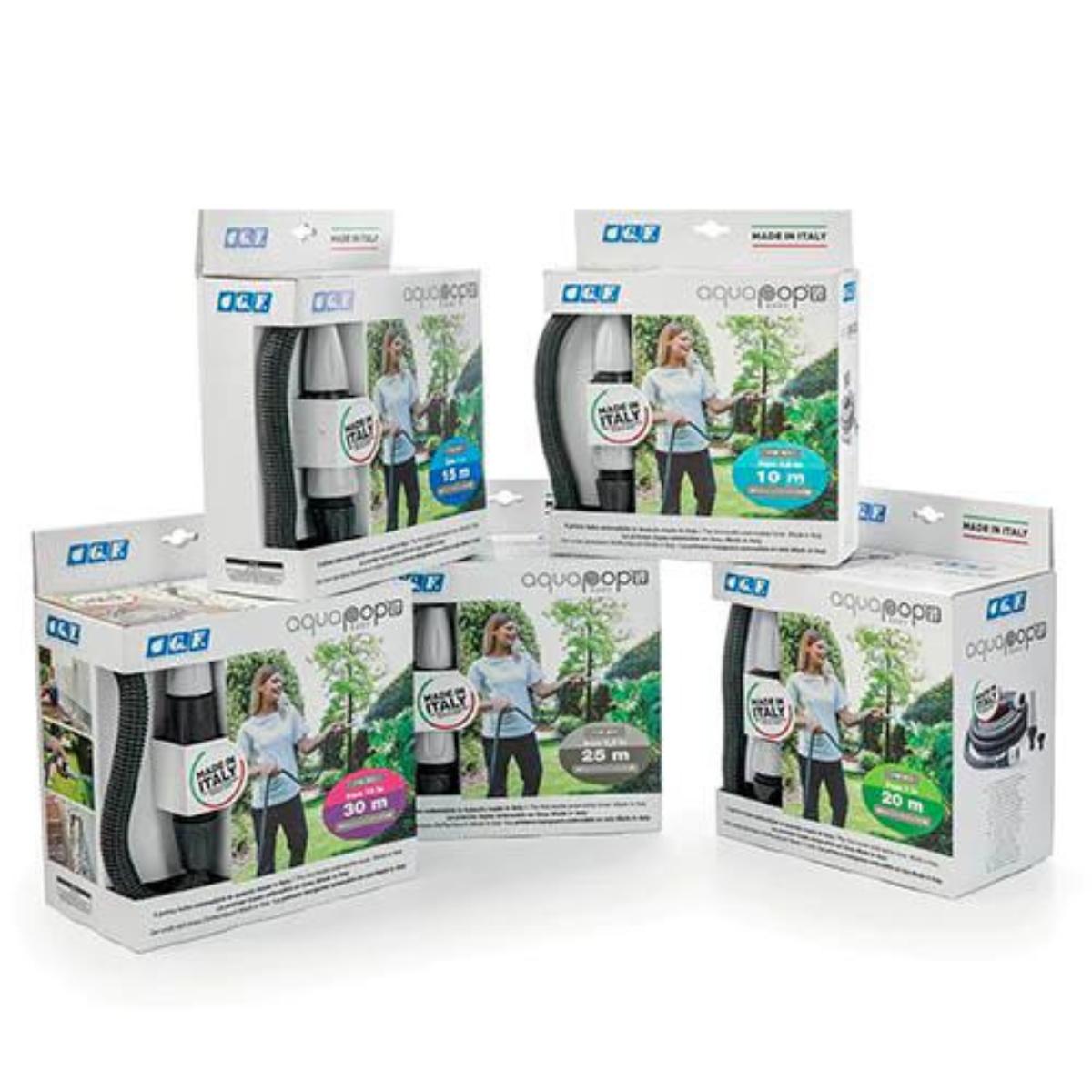 Aquapop Easy GF 20 m grey self-extending fabric hose