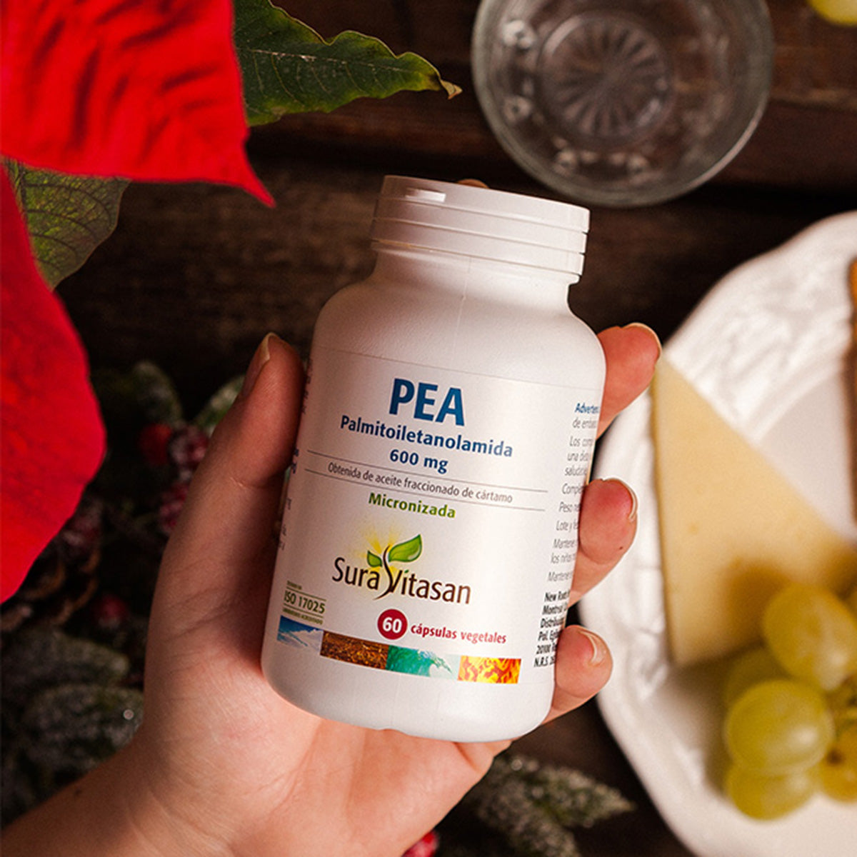 PEA Palmitoiletanolamid, Sura Vitasan, 60 kapslar