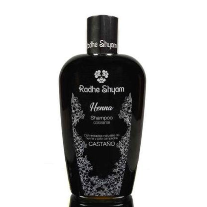 Shampoo colorante castano all'henné Radhe Shyam 250 ml