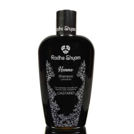 Shampoo colorante castano all'henné Radhe Shyam 250 ml