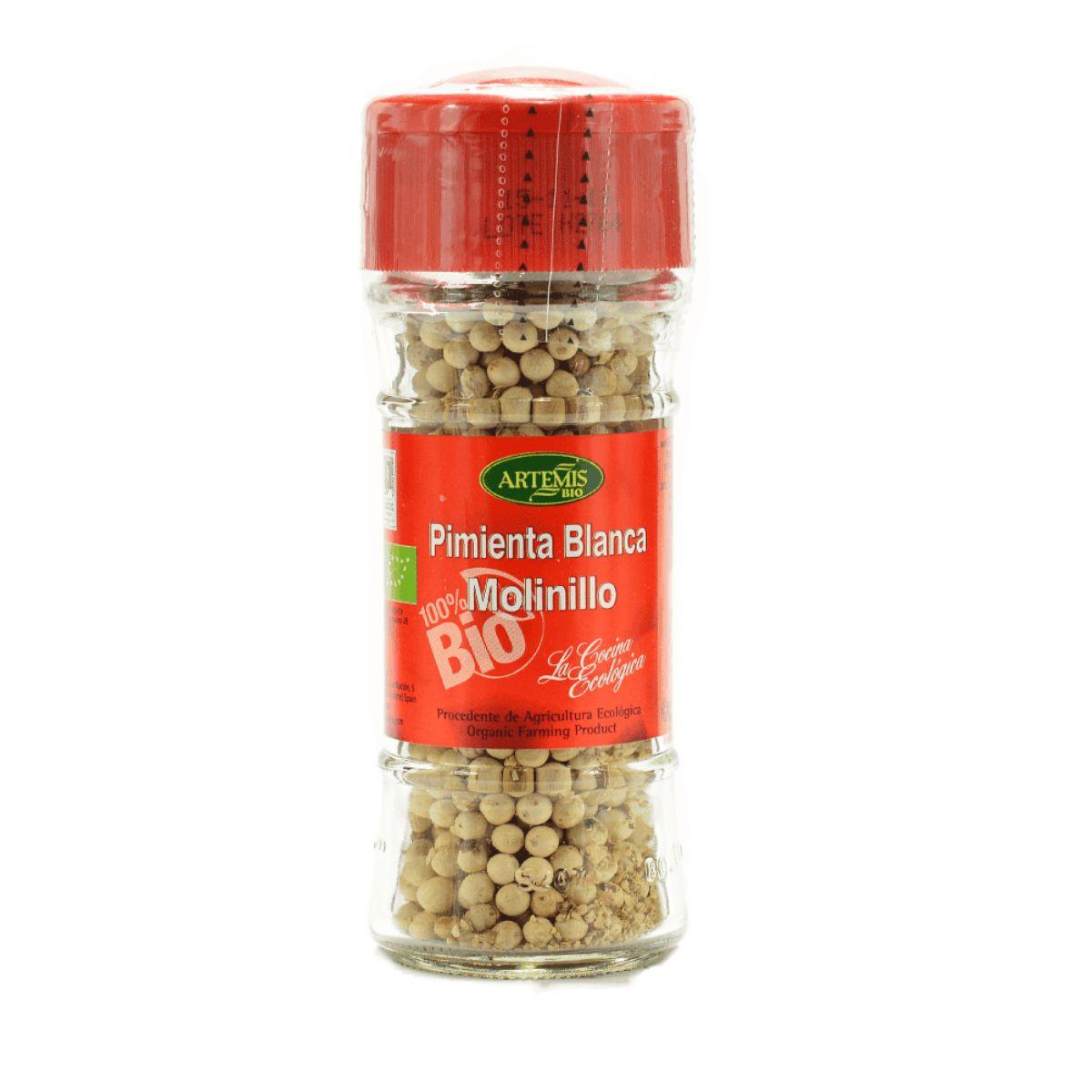 Witte peper molen Artemis, 40 g
