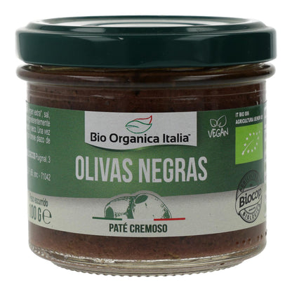 Paté de Olivas Negras Bio Organica Italia 100 gr