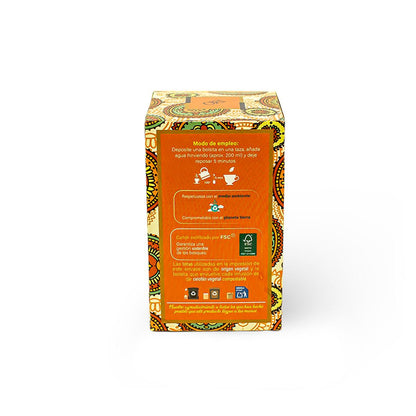 Thé Rooibos Orange Chai pour infusion Artemis Bio 20 sachets