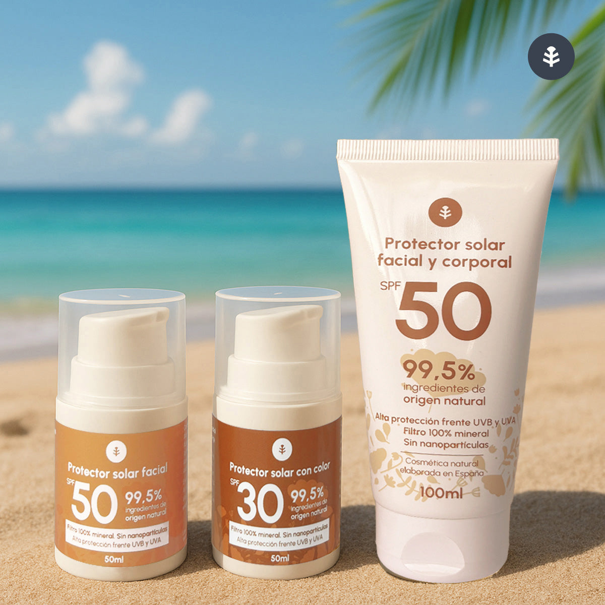 Crème solaire 100 % minérale SPF50 Planeta Huerto 100 ml