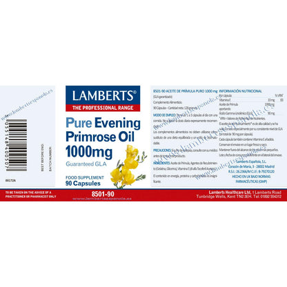 Olejek z wiesiołka Lamberts 90 kapsułek