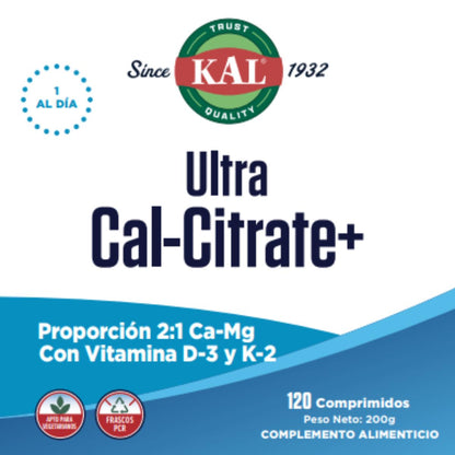 Ultra cal cytrynian Kal 120 tabletek