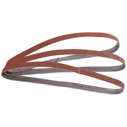 3 Wolfcraft 40-grit sanding belts, 13 x 457 mm