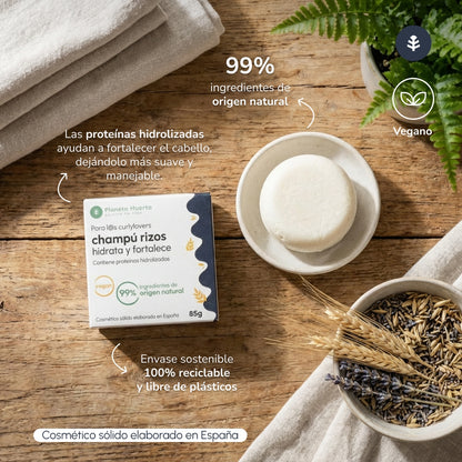 Metodo Ricci Shampoo solido con proteine idrolizzate Planeta Huerto 85 g