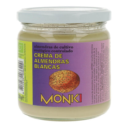 Crème d'amandes blanches bio Monki, 330 g
