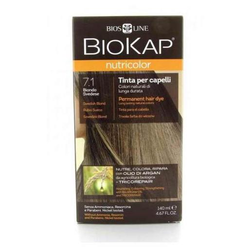 Tinta biondo svedese Dye 7.1 Biokap 140 ml