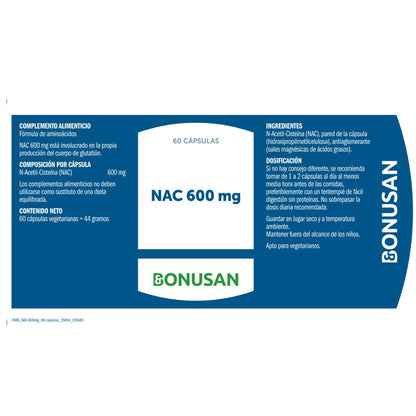 NAC 600 Bonusan 60 kapsułek