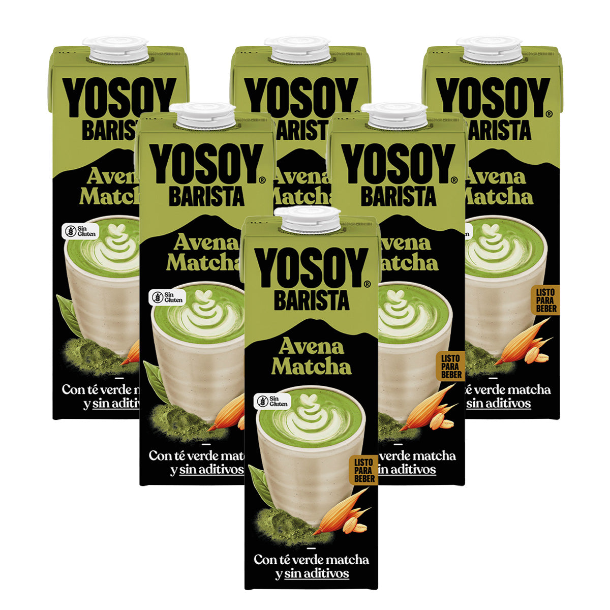 Pack 6x Boisson au matcha Yosoy 1L