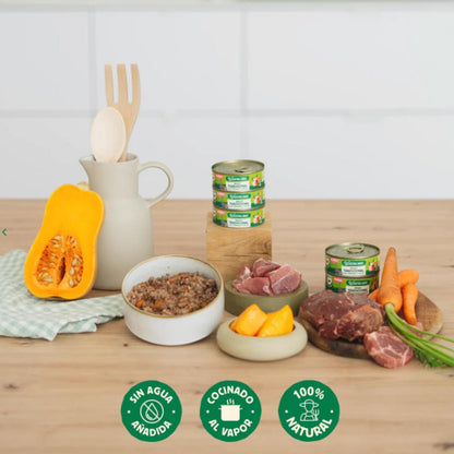 Blikje Ragout van rundvlees en kip voor katten Wild Balance 80 g