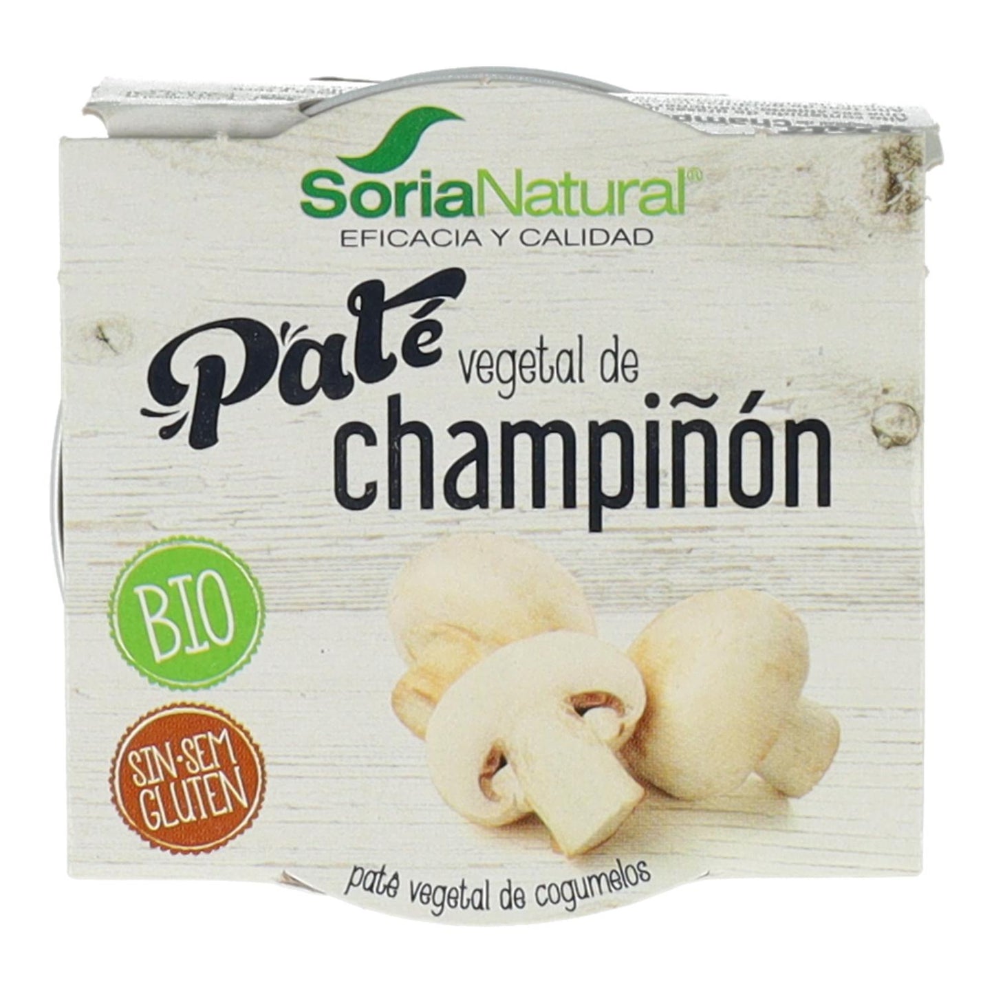 Pate Vegetal de champiñón Soria Natural  2 uds. 50 g