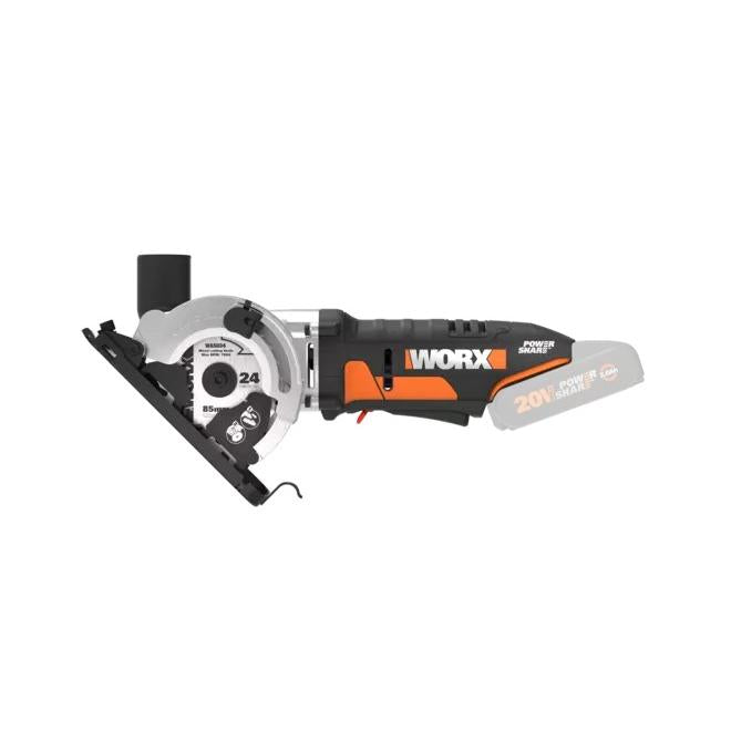 Piła tarczowa Worxsaw 20V S/bat - Worx Bez baterii