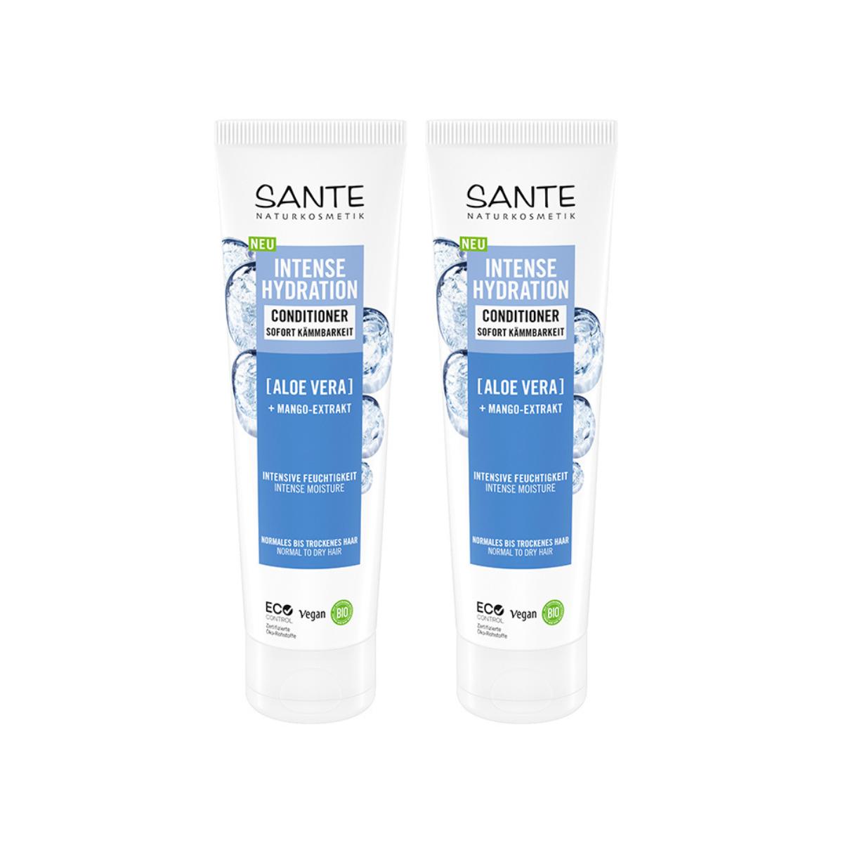 Pakket 2x Intensief hydraterende conditioner aloë Sante 150 ml