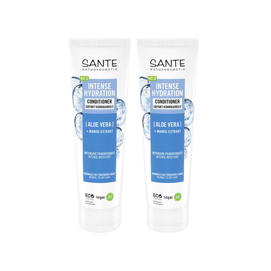Pakket 2x Intensief hydraterende conditioner aloë Sante 150 ml