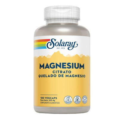 Pack 2 x Big Magnesium Citrate Solaray 180 gélules