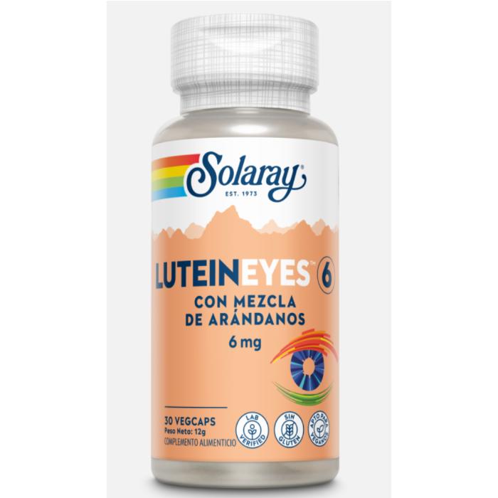 Lutein Eyes 6 mg Solaray 30 kapslar