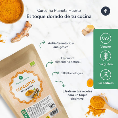 Kurkumapulver ECO Planeta Huerto 500 g