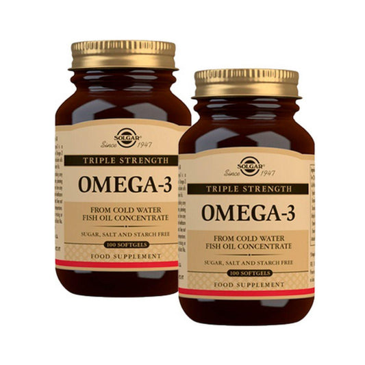 2-pack Omega 3 trippelkoncentration, 100 kapslar
