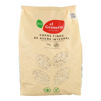 Flocons d'avoine complets bio El Granero 3 kg