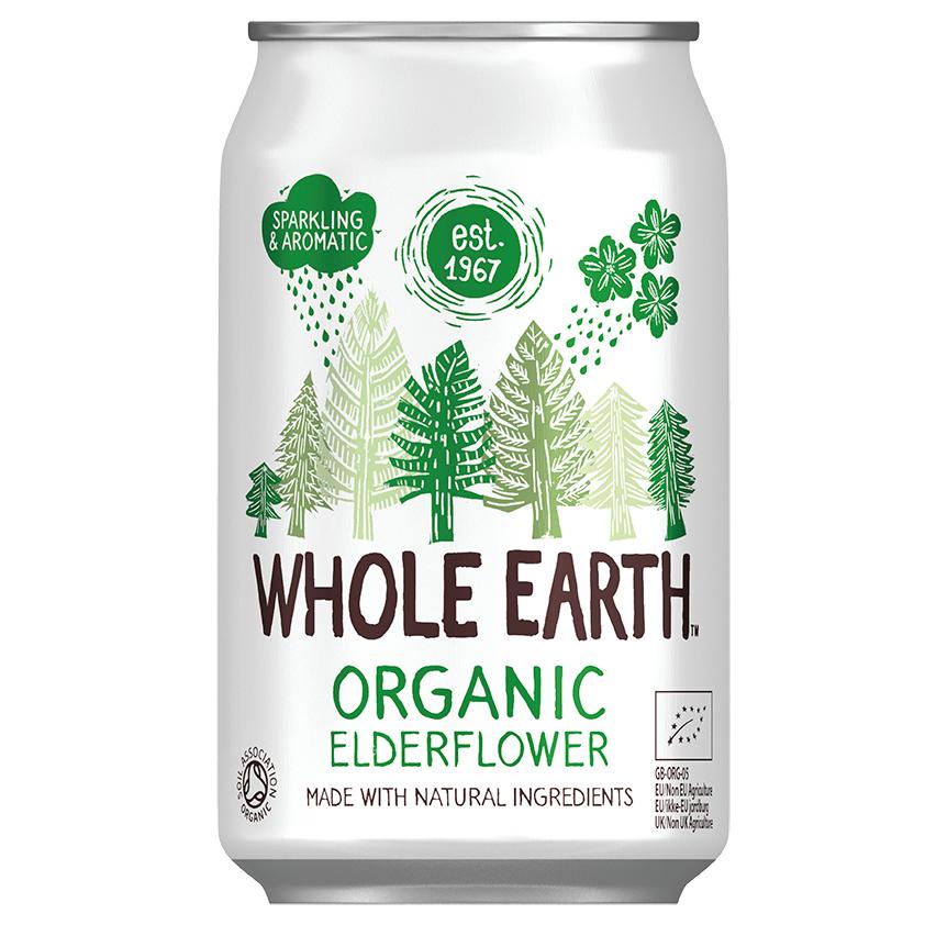 Bibita biologica al sambuco Whole Earth 330 ml