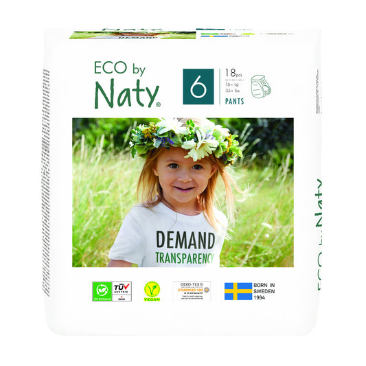 Culottes de protection Naty n° 6 16+ kg, 18 unités