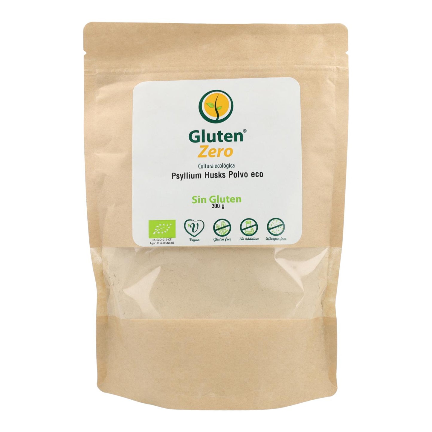 Enveloppe de psyllium sans gluten 300 g
