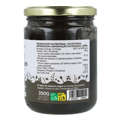 Black Sesame Tahini ECO Planet Garden 350 g