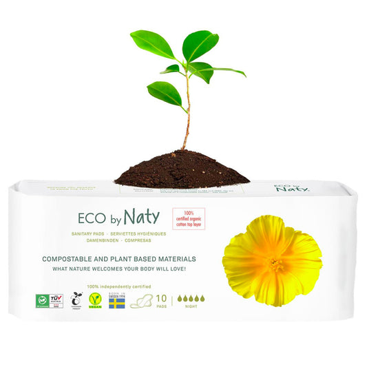 Naty ECO Night Sanitary Pads 10 pcs