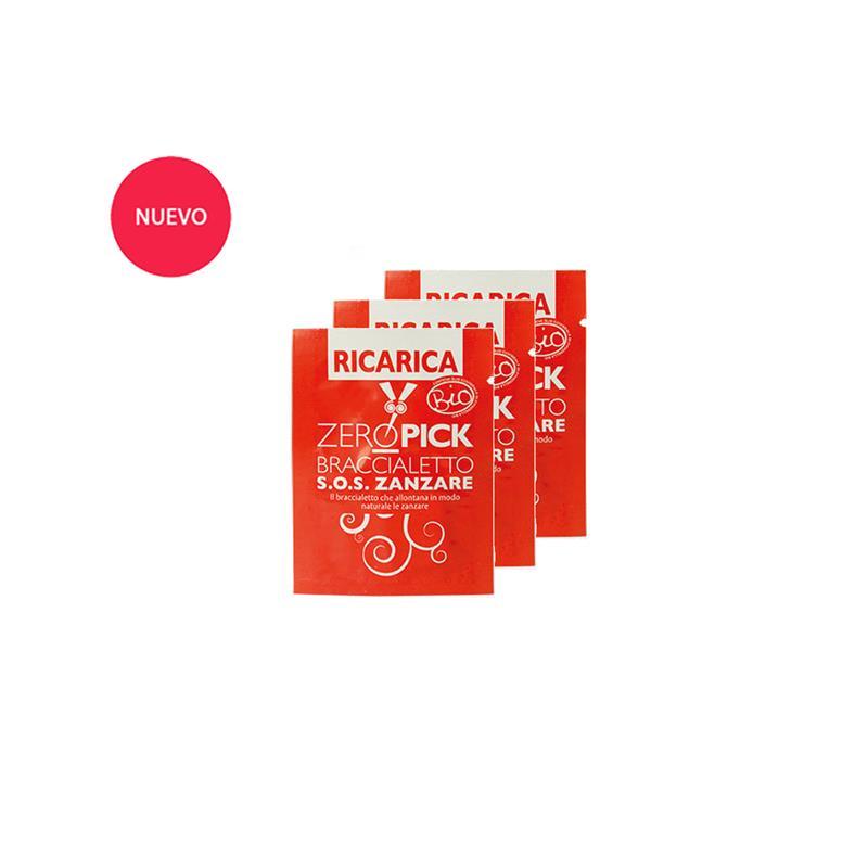 Kit 3 recharges pour bracelets anti-moustiques Zeropick