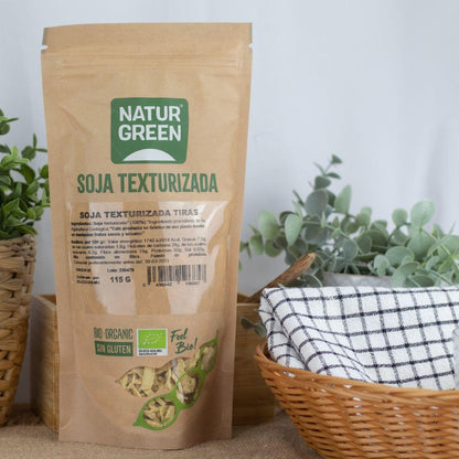Soja Texturizada en Tiras Bio NaturGreen115 g
