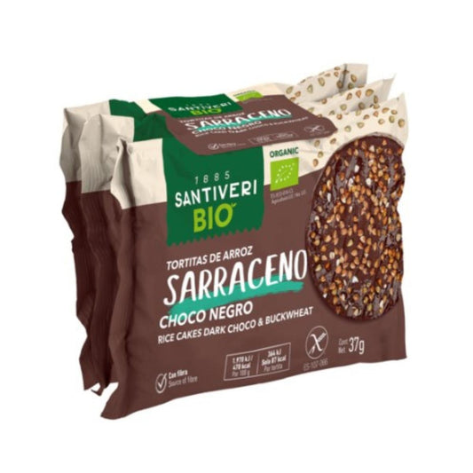 Crêpes de riz et sarrasin au chocolat noir BIO 3x37 g.