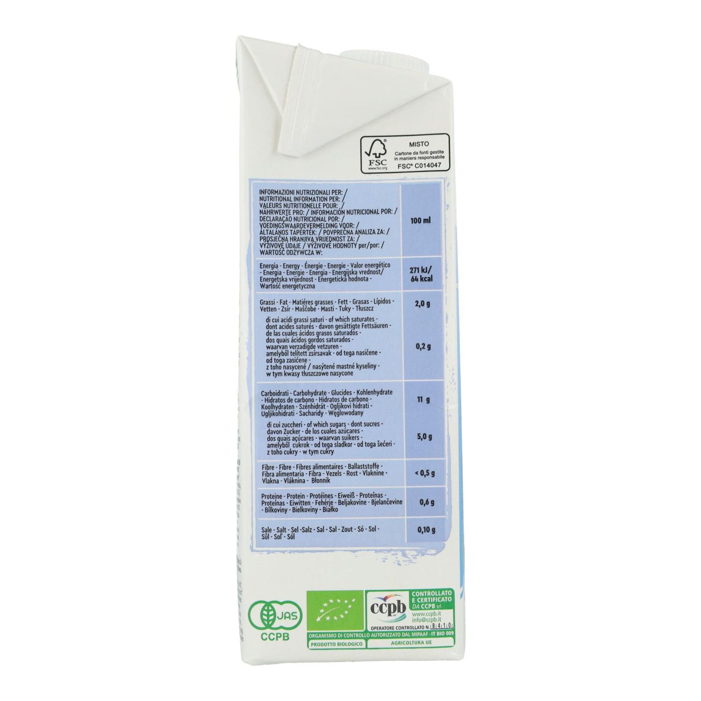 Bevanda di riso e mandorle Vitariz 1 L