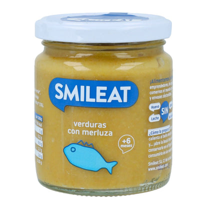 Słoiczek BIO z warzywami i morszczukiem +6 miesięcy Smileat 230 g