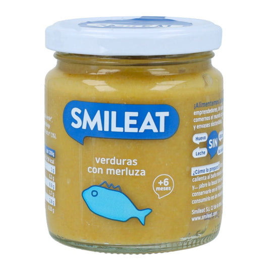 Biologisch potje groenten met heek +6 maanden Smileat 230 g