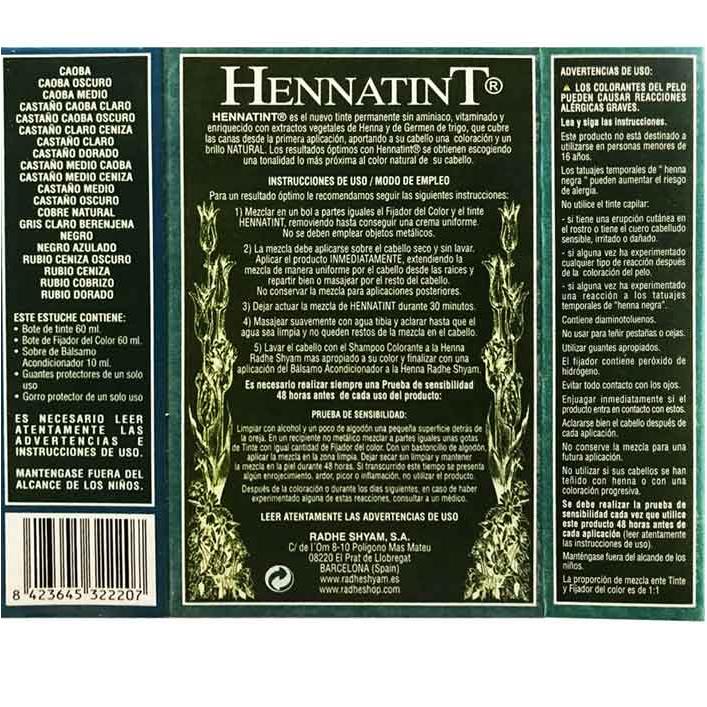 Hennatint Biondo Cenere Radhe 120 ml Radhe