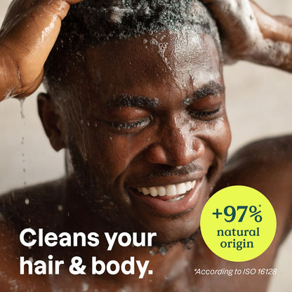 Super Leaves 2-in-1-Shampoo und Duschgel, nährend und energiespendend für Männer, 473 ml