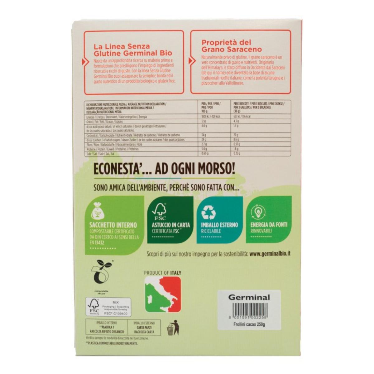 Cacaokoekjes Germinal Bio 250 g